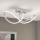 LED Aptumšojama virsapmetuma lustra CIRCUS LED/30W/230V matēts hroms