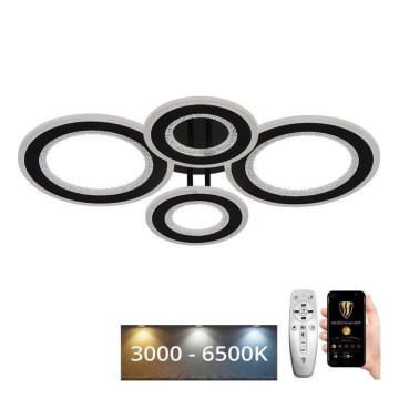 LED Aptumšojama virsapmetuma lustra LED/100W/230V 3000-6500K + tālvadības pults