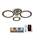 LED Aptumšojama virsapmetuma lustra LED/100W/230V 3000-6500K + tālvadības pults