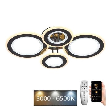 LED Aptumšojama virsapmetuma lustra LED/100W/230V 3000-6500K + tālvadības pults