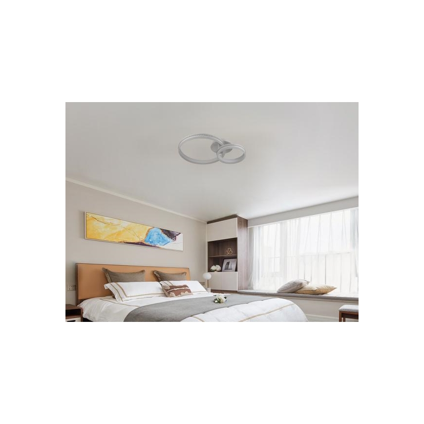 LED Aptumšojama virsapmetuma lustra LED/110W/230V 3000-6500K + tālvadības pults