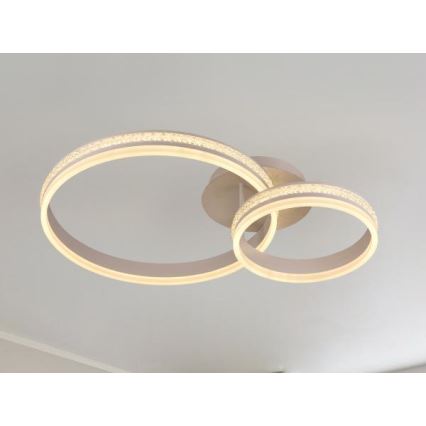 LED Aptumšojama virsapmetuma lustra LED/110W/230V 3000-6500K + tālvadības pults