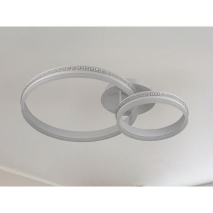 LED Aptumšojama virsapmetuma lustra LED/110W/230V 3000-6500K + tālvadības pults