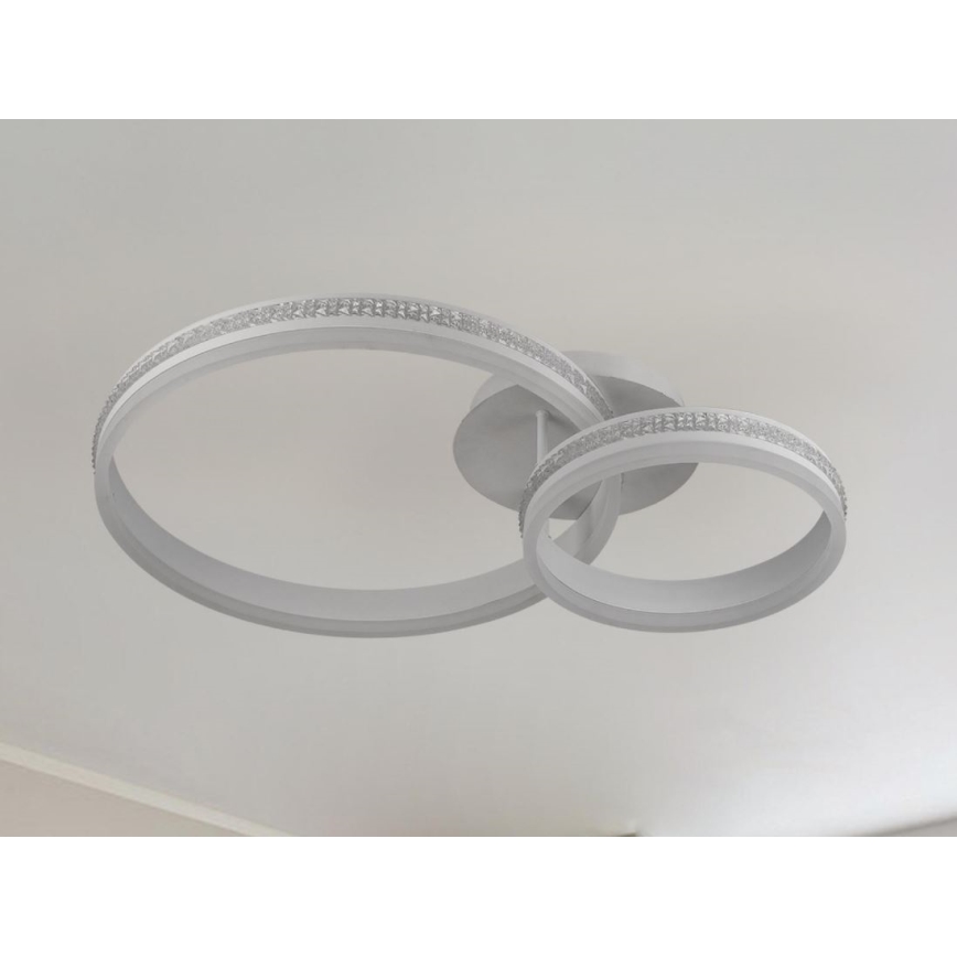 LED Aptumšojama virsapmetuma lustra LED/110W/230V 3000-6500K + tālvadības pults