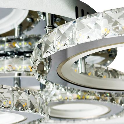 LED Aptumšojama virsapmetuma lustra LED/120W/230V 3000-6500K + tālvadības pults