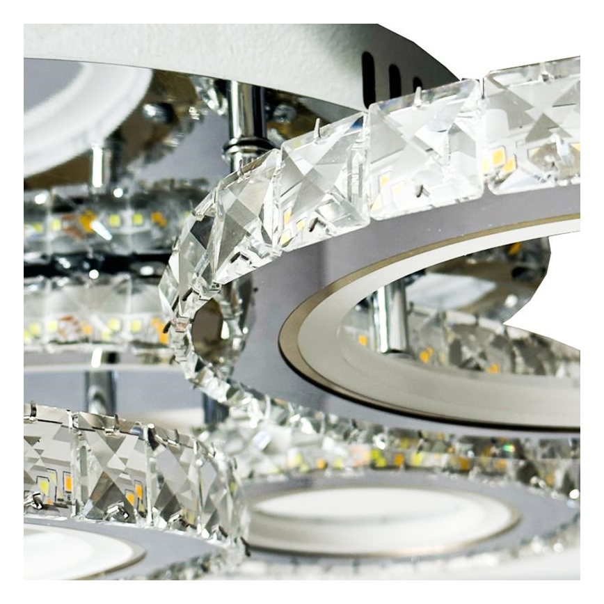 LED Aptumšojama virsapmetuma lustra LED/120W/230V 3000-6500K + tālvadības pults