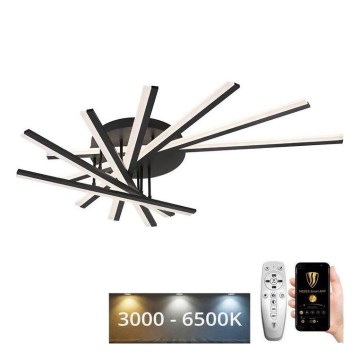 LED Aptumšojama virsapmetuma lustra LED/120W/230V 3000-6500K + tālvadības pults