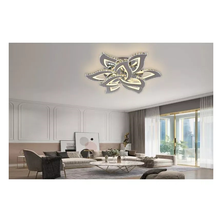 LED Aptumšojama virsapmetuma lustra LED/180W/230V 3000-6500K + tālvadības pults