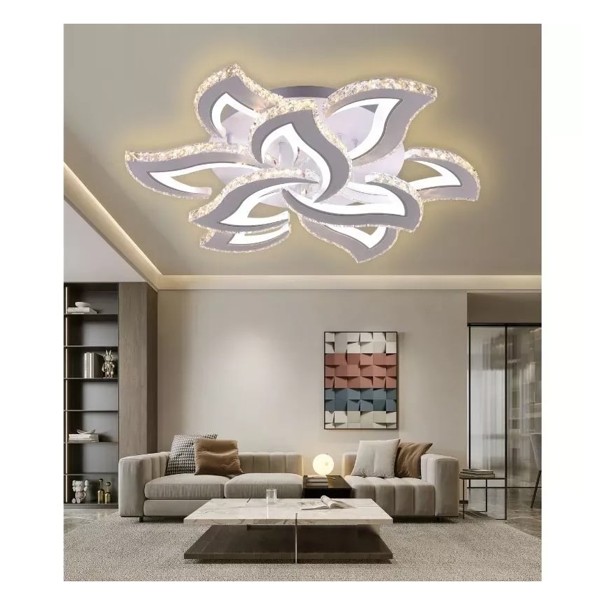 LED Aptumšojama virsapmetuma lustra LED/180W/230V 3000-6500K + tālvadības pults