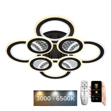 LED Aptumšojama virsapmetuma lustra LED/200W/230V 3000-6500K + tālvadības pults