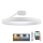 LED Aptumšojama virsapmetuma lustra LED/40W/230V 3000-6500K balta + tālvadības pults