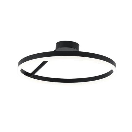 LED Aptumšojama virsapmetuma lustra LED/40W/230V 3000-6500K melna + tālvadības pults