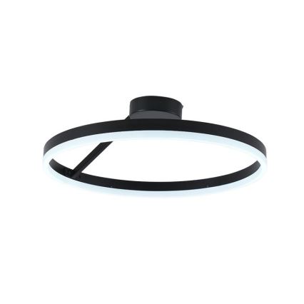 LED Aptumšojama virsapmetuma lustra LED/40W/230V 3000-6500K melna + tālvadības pults
