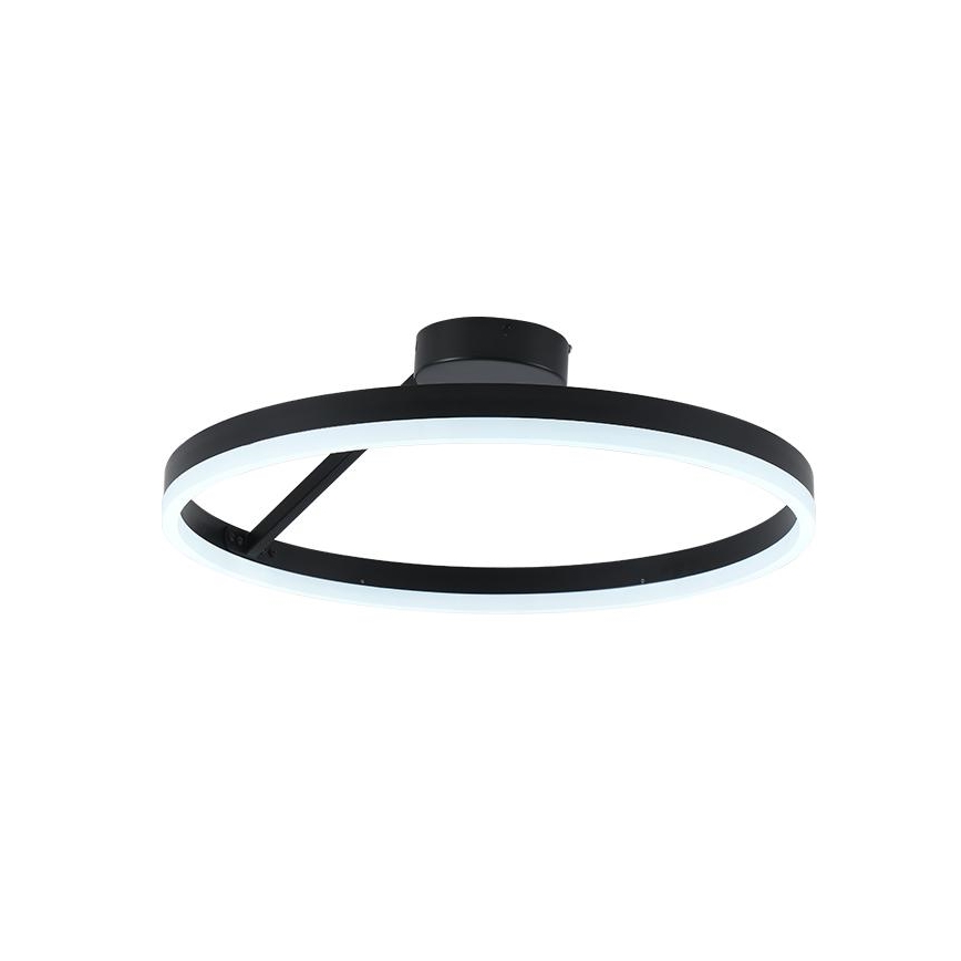 LED Aptumšojama virsapmetuma lustra LED/40W/230V 3000-6500K melna + tālvadības pults