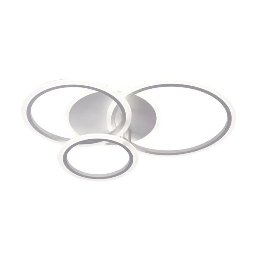 LED Aptumšojama virsapmetuma lustra LED/40W/230V 3000-6500K balta + tālvadības pults