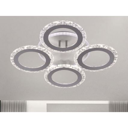LED Aptumšojama virsapmetuma lustra LED/55W/230V 3000-6500K + tālvadības pults