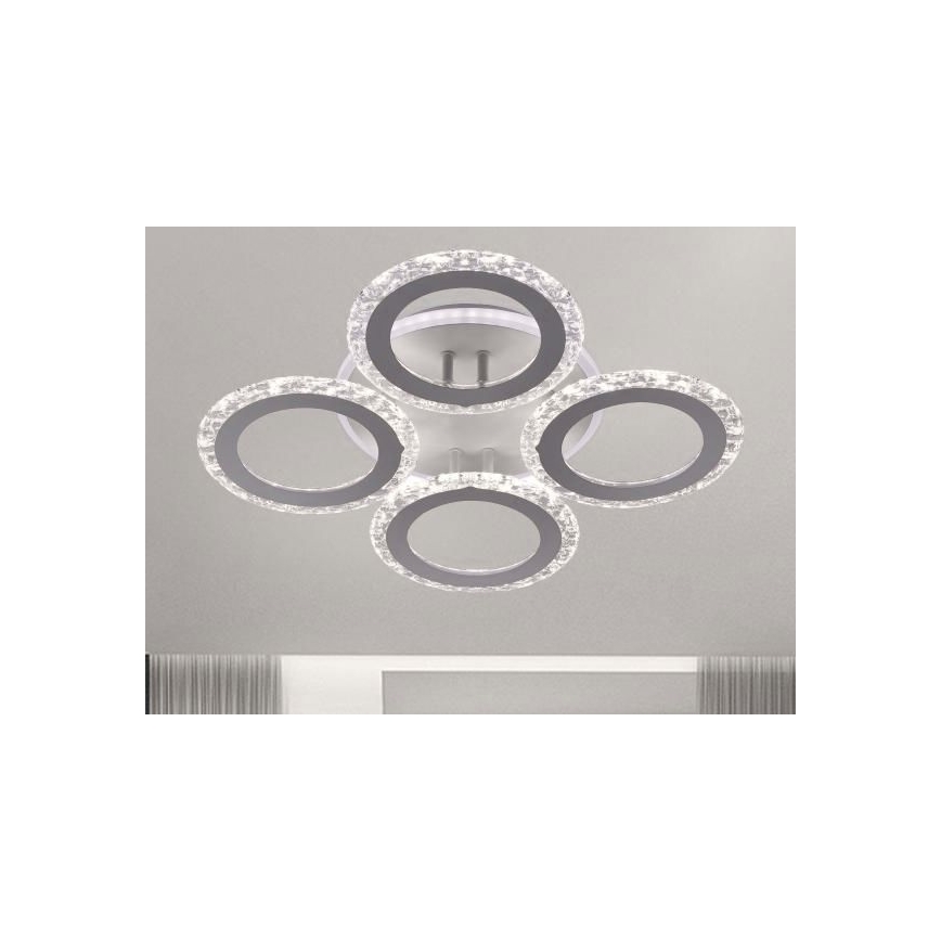 LED Aptumšojama virsapmetuma lustra LED/55W/230V 3000-6500K + tālvadības pults