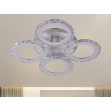 LED Aptumšojama virsapmetuma lustra LED/55W/230V 3000-6500K + tālvadības pults