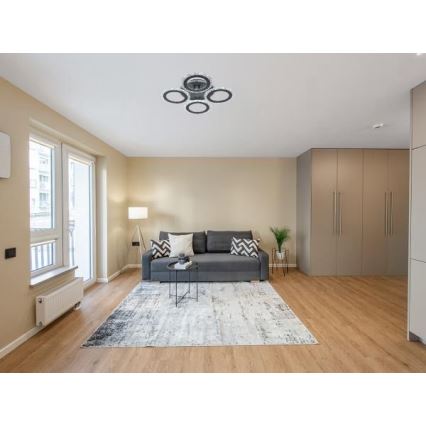 LED Aptumšojama virsapmetuma lustra LED/55W/230V 3000-6500K + tālvadības pults