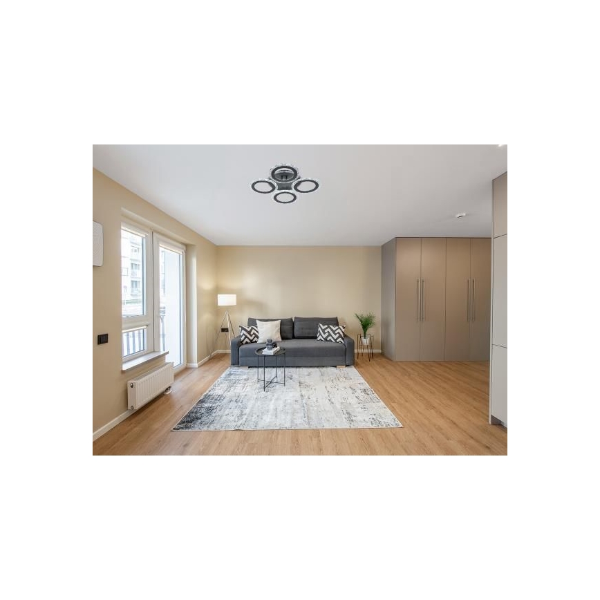 LED Aptumšojama virsapmetuma lustra LED/55W/230V 3000-6500K + tālvadības pults