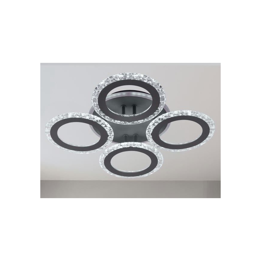 LED Aptumšojama virsapmetuma lustra LED/55W/230V 3000-6500K + tālvadības pults
