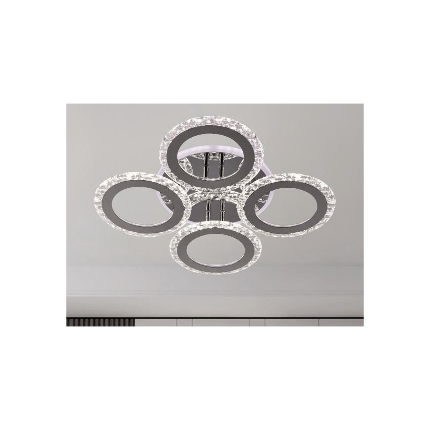 LED Aptumšojama virsapmetuma lustra LED/55W/230V 3000-6500K + tālvadības pults