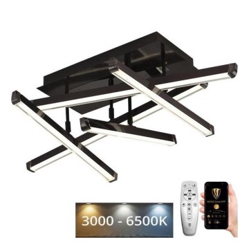LED Aptumšojama virsapmetuma lustra LED/60W/230V 3000-6500K + tālvadības pults