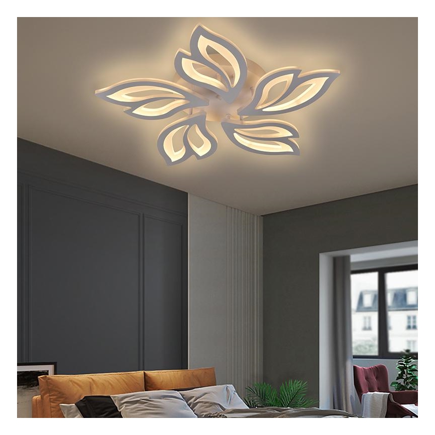 LED Aptumšojama virsapmetuma lustra LED/65W/230V 3000-6500K + tālvadības pults