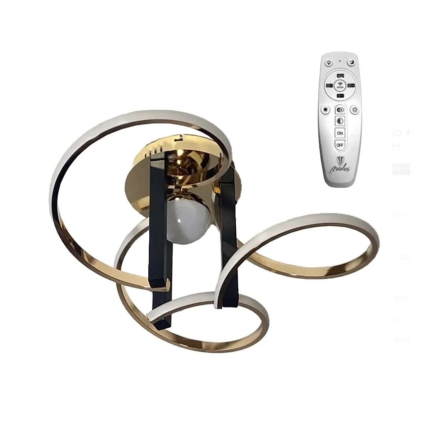 LED Aptumšojama virsapmetuma lustra LED/70W/230V 3000-6500K + tālvadības pults