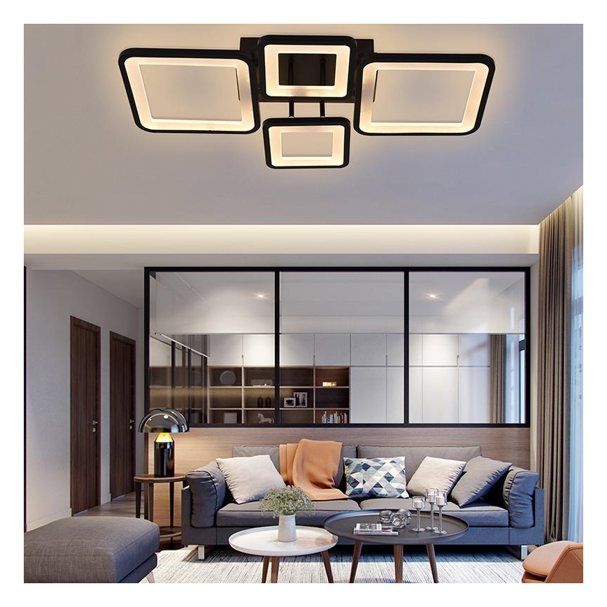 LED Aptumšojama virsapmetuma lustra LED/70W/230V 3000-6500K + tālvadības pults