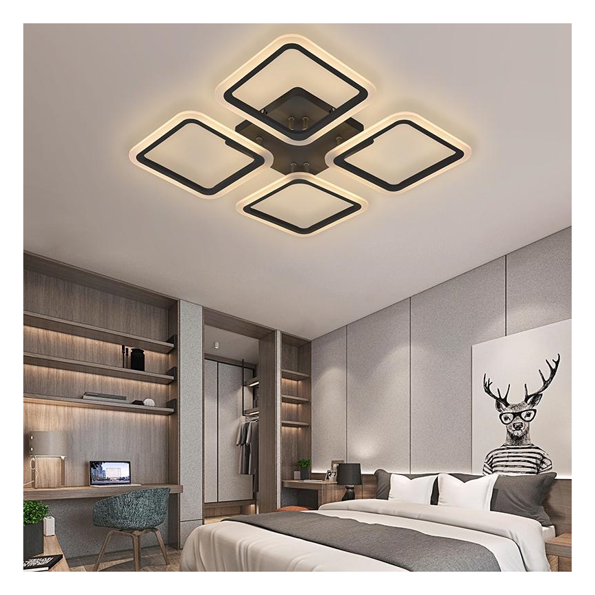 LED Aptumšojama virsapmetuma lustra LED/70W/230V 3000-6500K + tālvadības pults