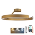 LED Aptumšojama virsapmetuma lustra LED/72W/230V 3000-6500K zelta + tālvadības pults