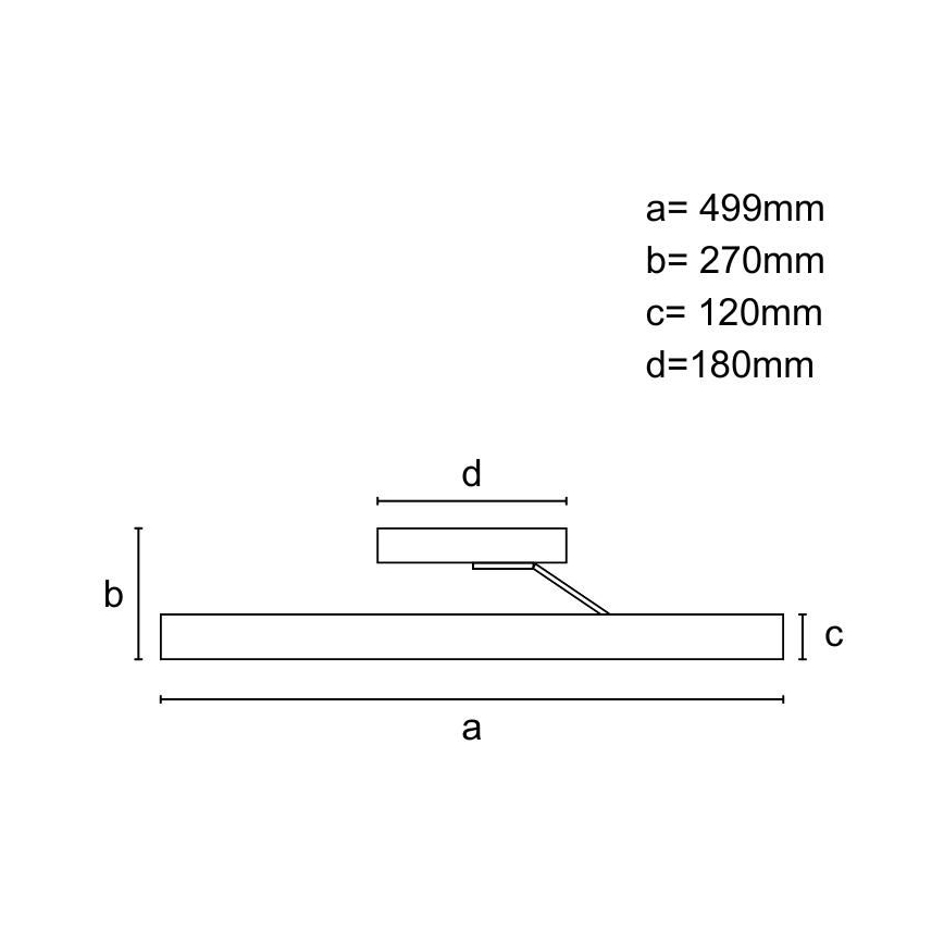 LED Aptumšojama kristāla virsapmetuma lustra LED/75W/230V 3000-6500K melna + tālvadības pults