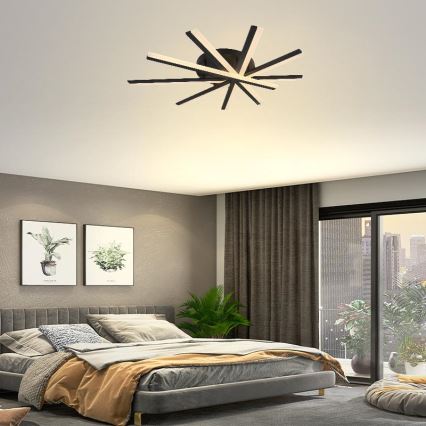 LED Aptumšojama virsapmetuma lustra LED/75W/230V 3000-6500K + tālvadības pults