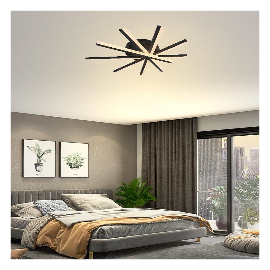 LED Aptumšojama virsapmetuma lustra LED/75W/230V 3000-6500K + tālvadības pults