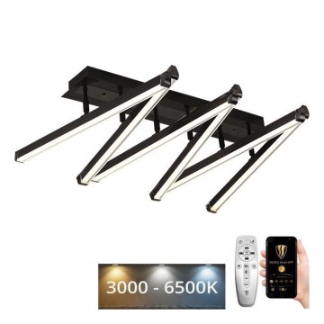 LED Aptumšojama virsapmetuma lustra LED/75W/230V 3000-6500K + tālvadības pults