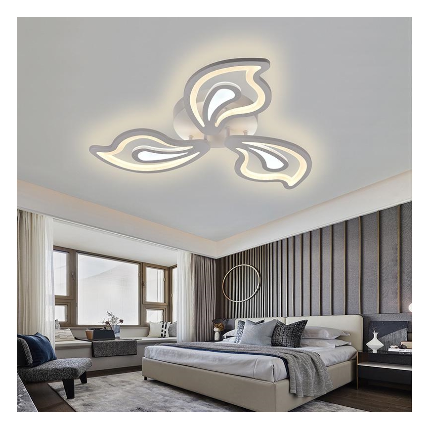 LED Aptumšojama virsapmetuma lustra LED/75W/230V 3000-6500K + tālvadības pults