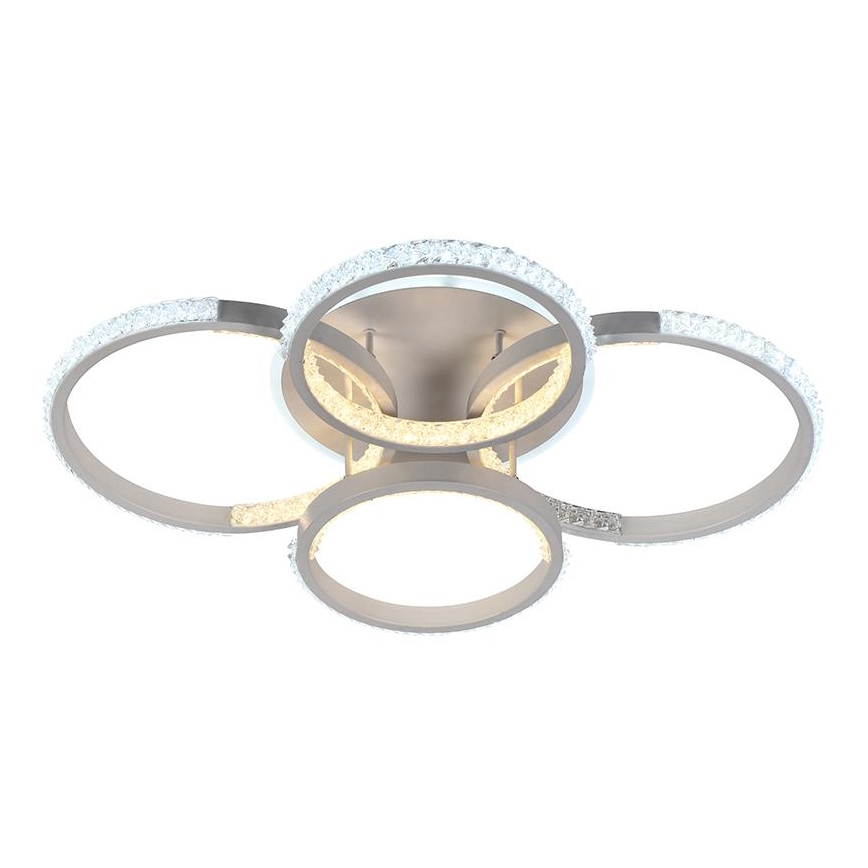 LED Aptumšojama virsapmetuma lustra LED/80W/230V 3000-6500K + tālvadības pults