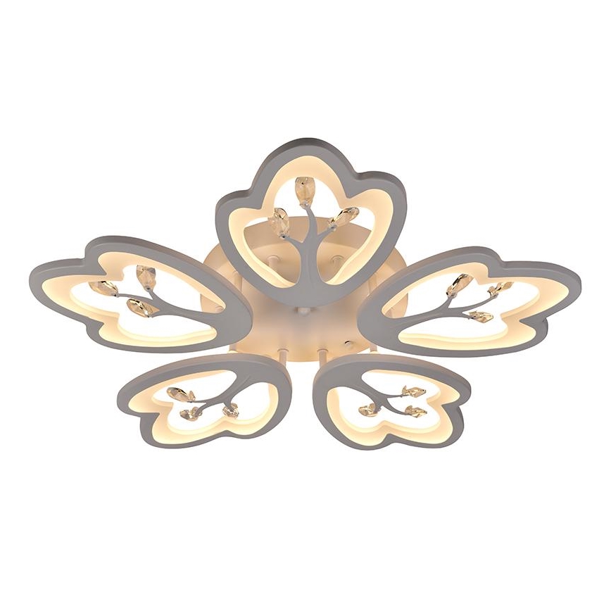 LED Aptumšojama virsapmetuma lustra LED/80W/230V 3000-6500K + tālvadības pults