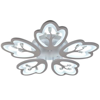 LED Aptumšojama virsapmetuma lustra LED/80W/230V 3000-6500K + tālvadības pults