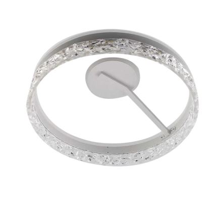 LED Aptumšojama virsapmetuma lustra LED/86W/230V 3000-6500K balta + tālvadības pults