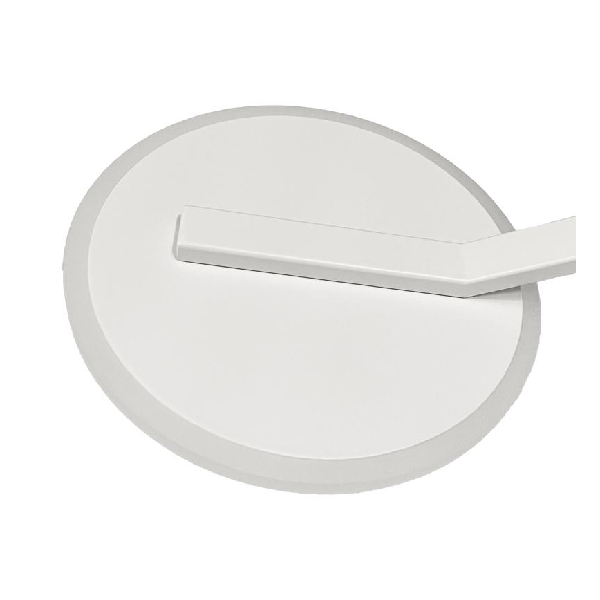 LED Aptumšojama virsapmetuma lustra LED/86W/230V 3000-6500K balta + tālvadības pults