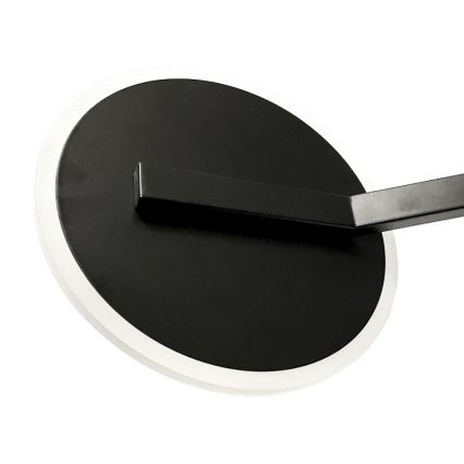 LED Aptumšojama virsapmetuma lustra LED/86W/230V 3000-6500K melna + tālvadības pults