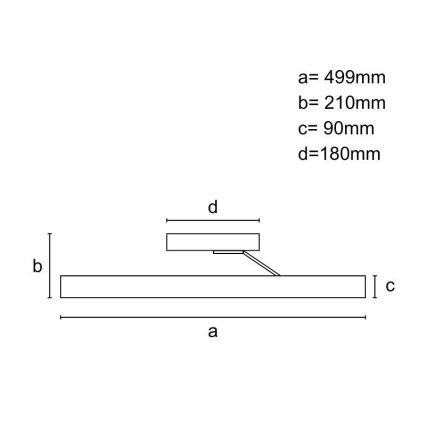 LED Aptumšojama virsapmetuma lustra LED/86W/230V 3000-6500K melna + tālvadības pults