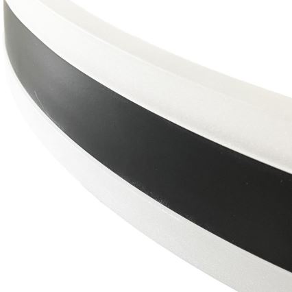 LED Aptumšojama virsapmetuma lustra LED/86W/230V 3000-6500K melna + tālvadības pults