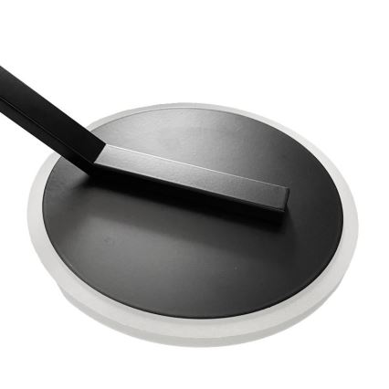 LED Aptumšojama virsapmetuma lustra LED/86W/230V 3000-6500K melna + tālvadības pults