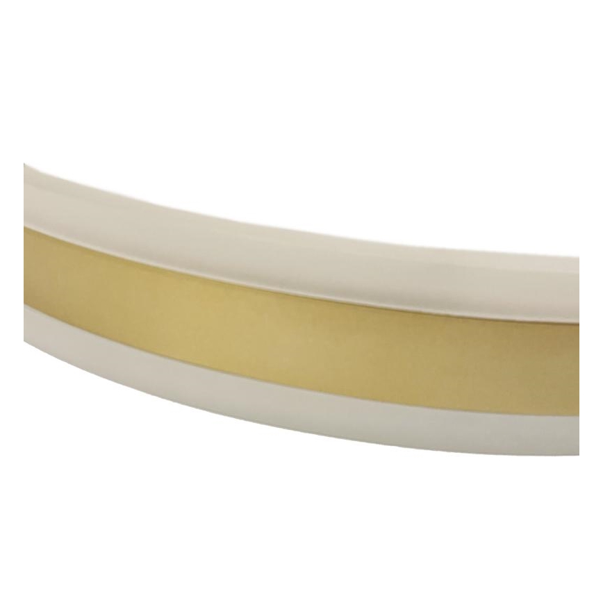LED Aptumšojama virsapmetuma lustra LED/86W/230V 3000-6500K zelta + tālvadības pults