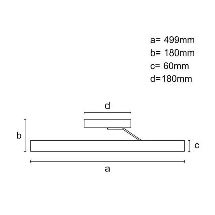 LED Aptumšojama virsapmetuma lustra LED/86W/230V 3000-6500K zelta + tālvadības pults