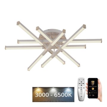 LED Aptumšojama virsapmetuma lustra LED/90W/230V 3000-6500K + tālvadības pults