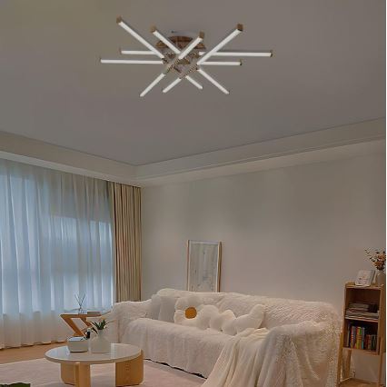 LED Aptumšojama virsapmetuma lustra LED/90W/230V 3000-6500K + tālvadības pults